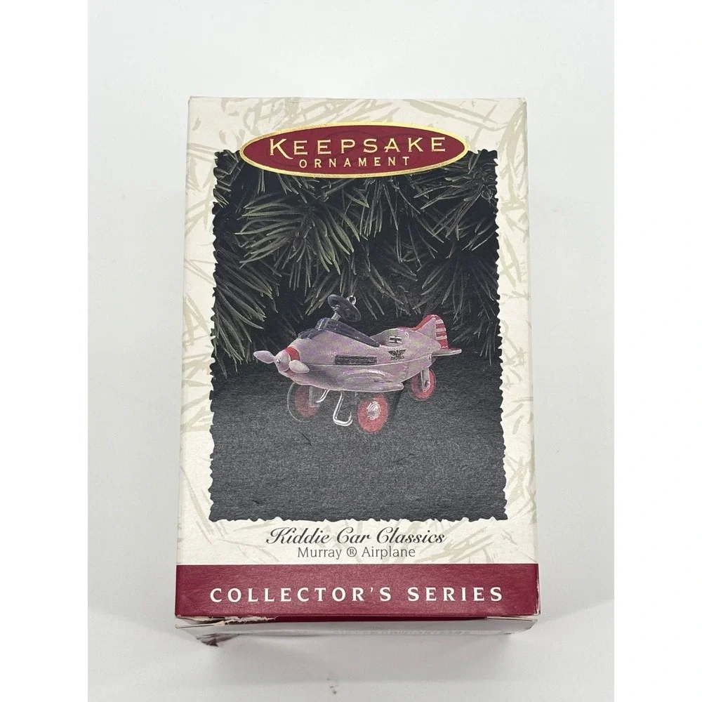 1996 Hallmark Keepsake‎ Ornament Kiddie Car Classics Murray Airplane Christmas